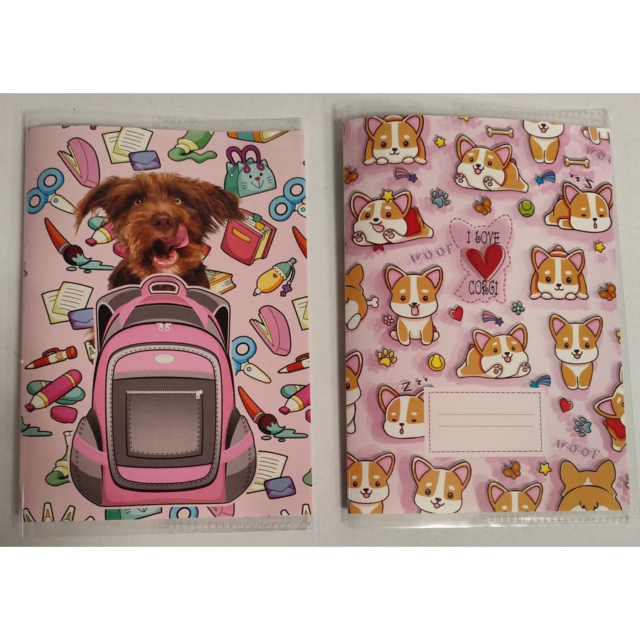 FÜZETBORITÓ A5  Concard  papírbetétes