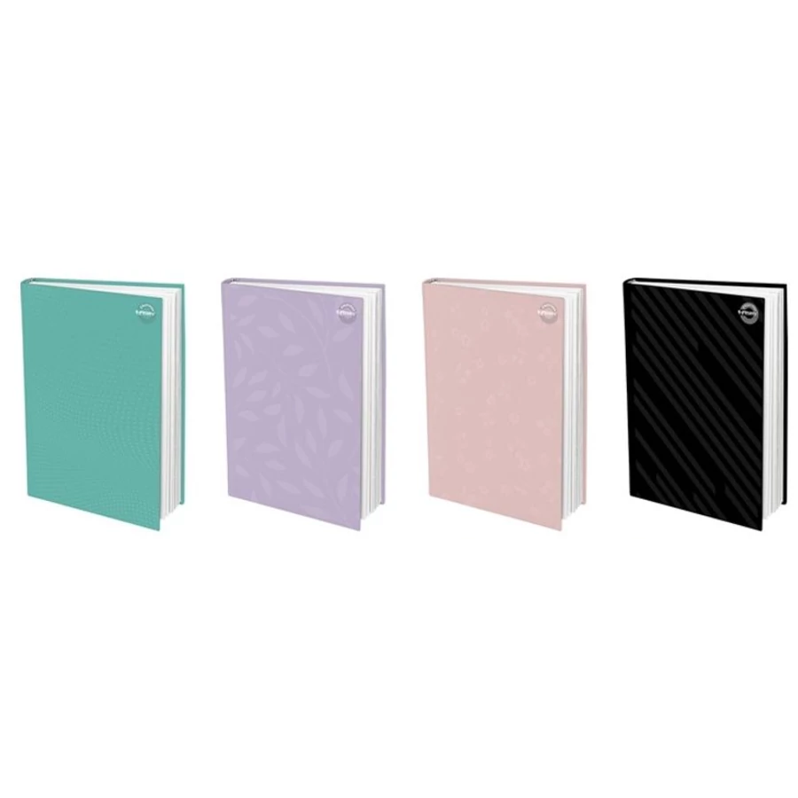 *58895 NAPLÓ A5 T-CREA Extra egyszínű 48 lapos vonalas keménytáblás