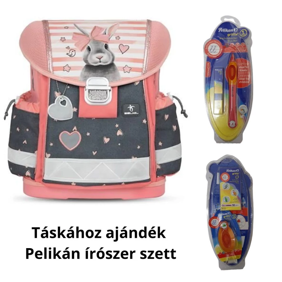 *59182 Iskolatáska Belmil Classy' merev falú  403-13/24