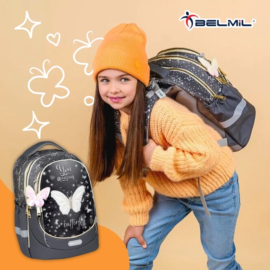 Hátitáska Belmil Leisure Plus'25  338-87 (Amazing Butterfly, BL338871L)