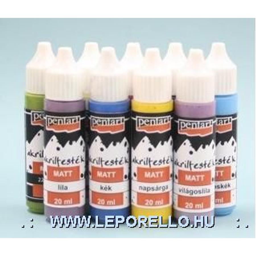 ACRYLFESTÉK 20ml matt Pentart (lila, 006419)