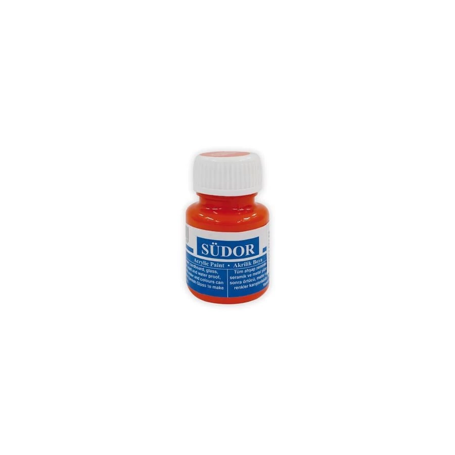 ACRYLFESTÉK 25ml  SÜDOR   SD100- (narancs02, FDAX0009)