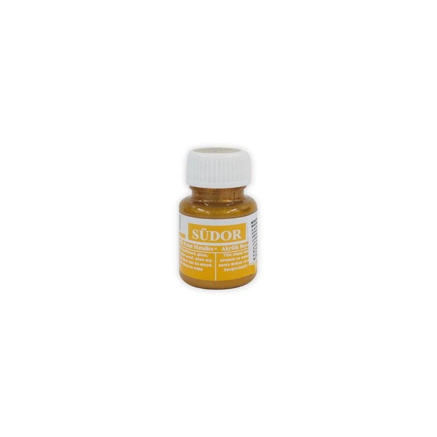 ACRYLFESTÉK 25ml metál SÜDOR   SD110- (arany12, FDAX0007)