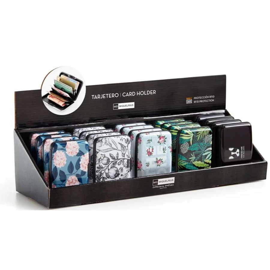BANKKÁRTYATARTÓ MIQUELRIUS RFID védelem 6 belső rekesz 18924