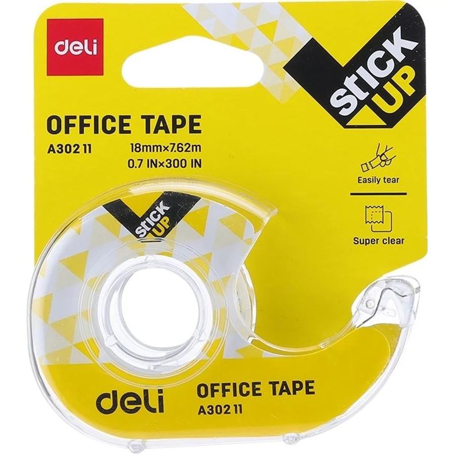 CELLUXTÉPŐ Office Tape kézi műa. átl.+ rag.szalag 18mm*7,62m