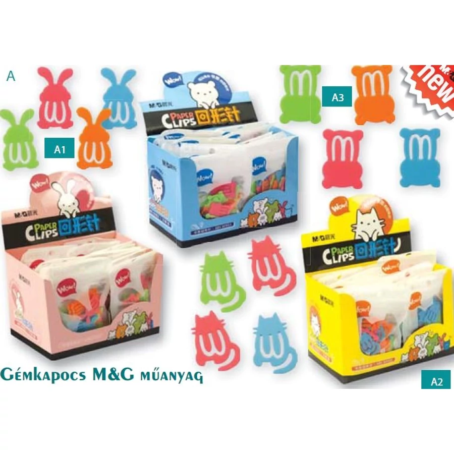 DIADÉM M&G  Műa. cica/maci/nyuszi gémkapocs szamárfül ellen