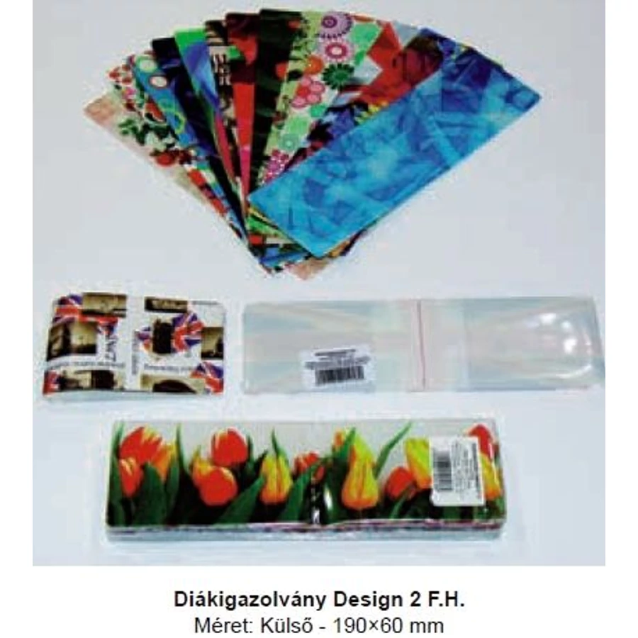 DIÁKIGAZOLVÁNY TARTÓ PVC színes, egyszerű 2 férőhelyes