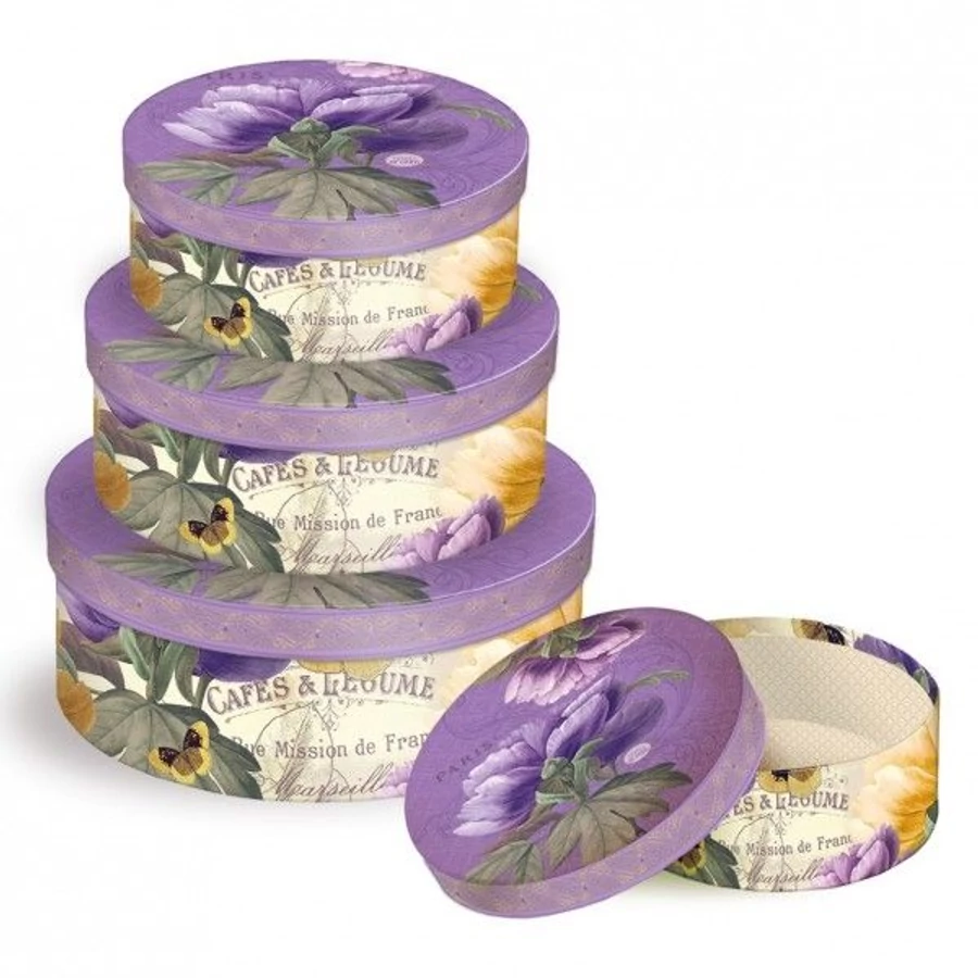 DÍSZDOBOZ ARGUS Katicás/Párizsos d17 4/2 kicsi