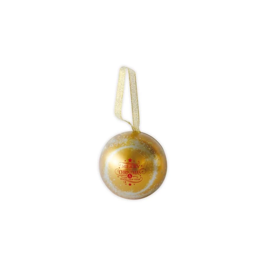 DÍSZDOBOZ fém NIFTY GIFT karácsonyi gömb  6,5cm