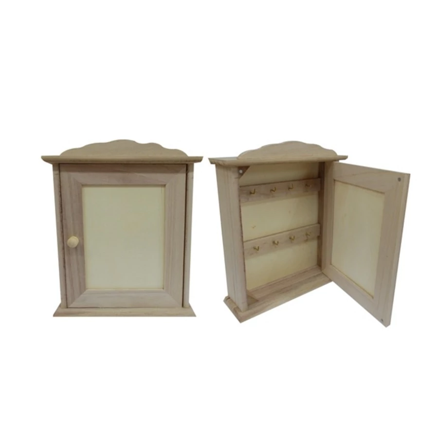 DOBOZ fa KULCSSZEKRÉNY CRE-A natur 18*6*22cm