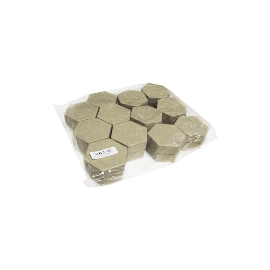 DOBOZ papír natur CRE-A hatszögletű 6x5x3,5 cm