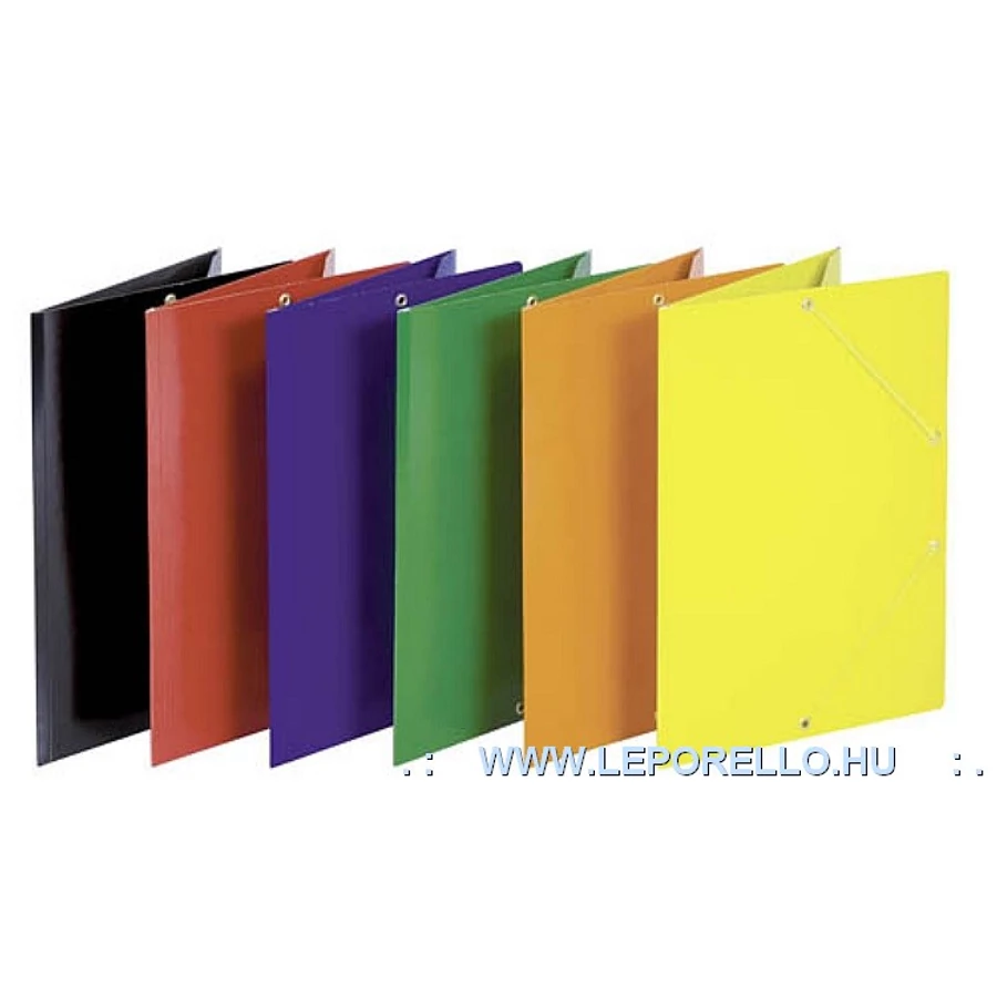 DOSSZIÉ gumis A4 Donau karton Standard (fekete, DFEP011G)