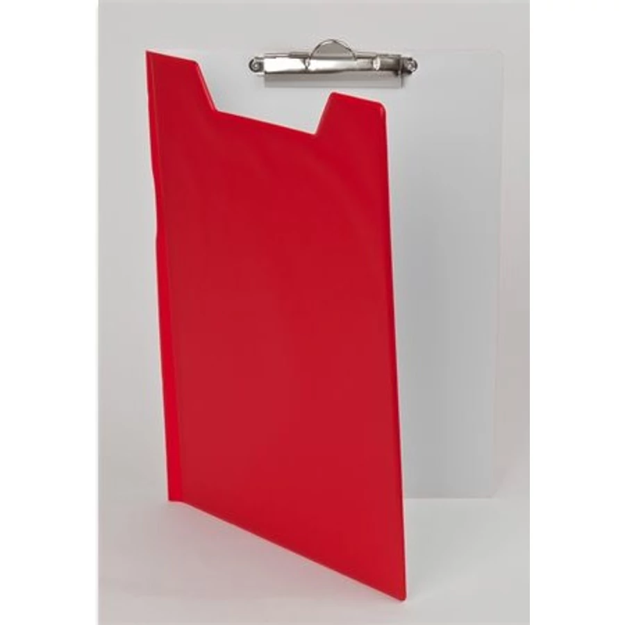 FELÍRÓTÁBLA A4  fedeles PANTA PLAST kétszínű (piros-fehér, INP4003805)