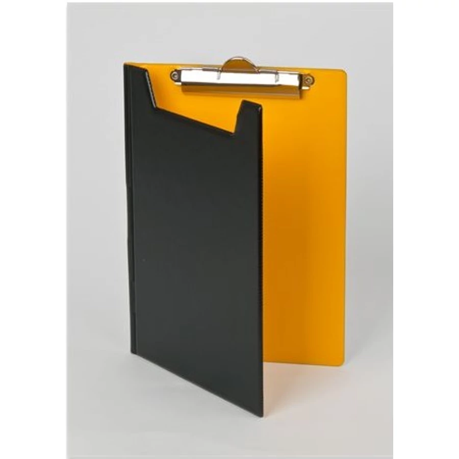 FELÍRÓTÁBLA A5  fedeles PANTA PLAST színes (fekete-sárga, INP4006601)