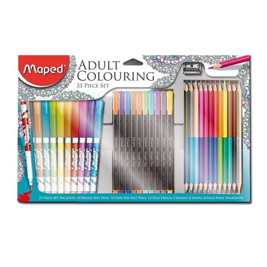 FELNŐTT SZÍNEZŐKÉSZLET MAPED 33db-os