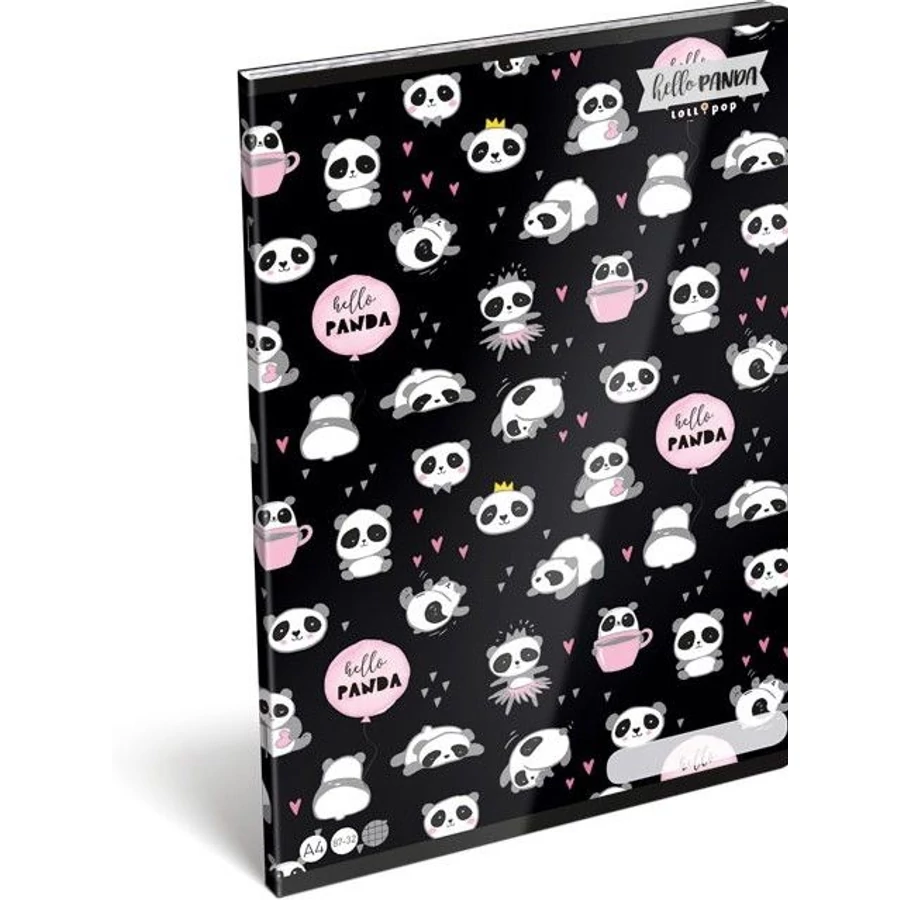 FÜZET A4 LIZZY20 kockás Lollipop (Hello Panda, 20742449)