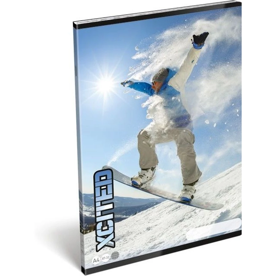 FÜZET A4 LIZZY20 kockás X-Cited (Snowboard, 20743408)