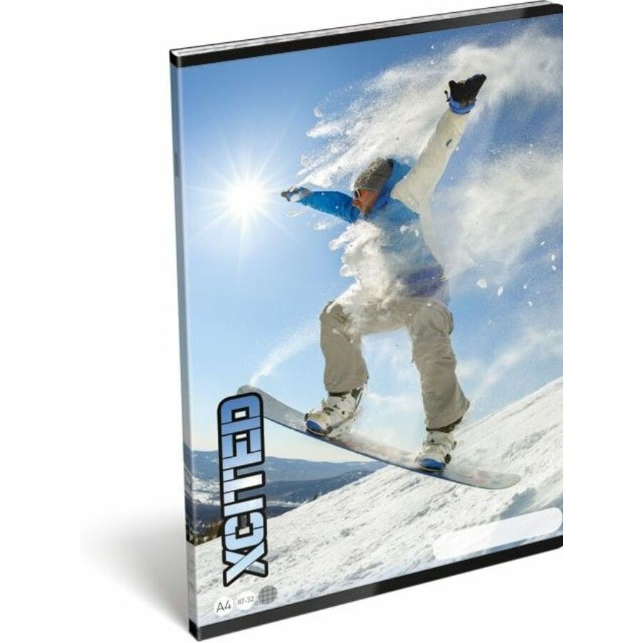 FÜZET A4 LIZZY20 kockás X-Cited (Snowboard, 20743408)