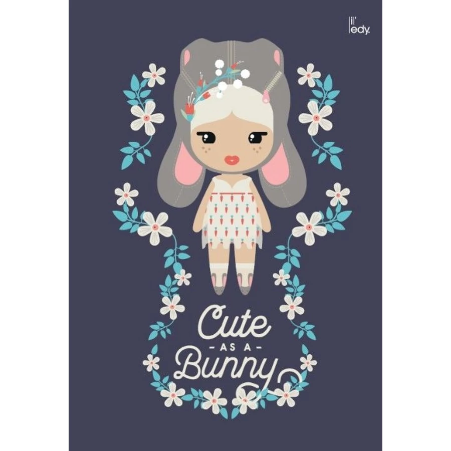 FÜZET A4 Mar-Mar 40l Lil'Ledy #, = (vonalas, 203-0040)