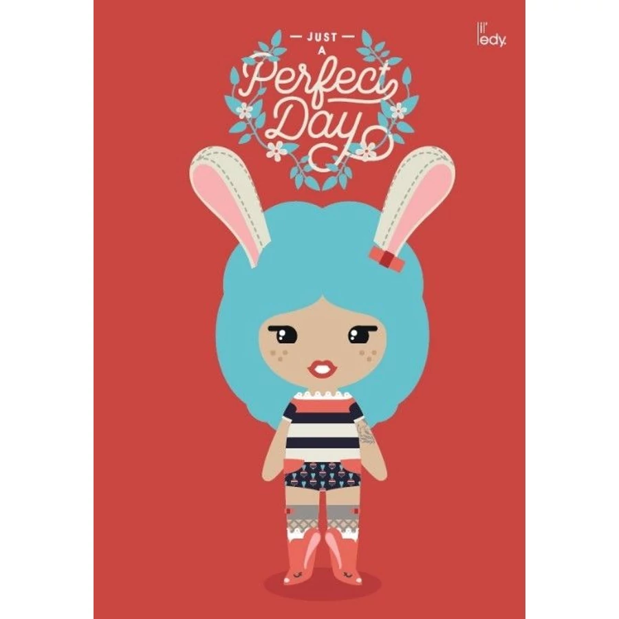 FÜZET A4 Mar-Mar 40l Lil'Ledy #, = (vonalas, 203-0040)