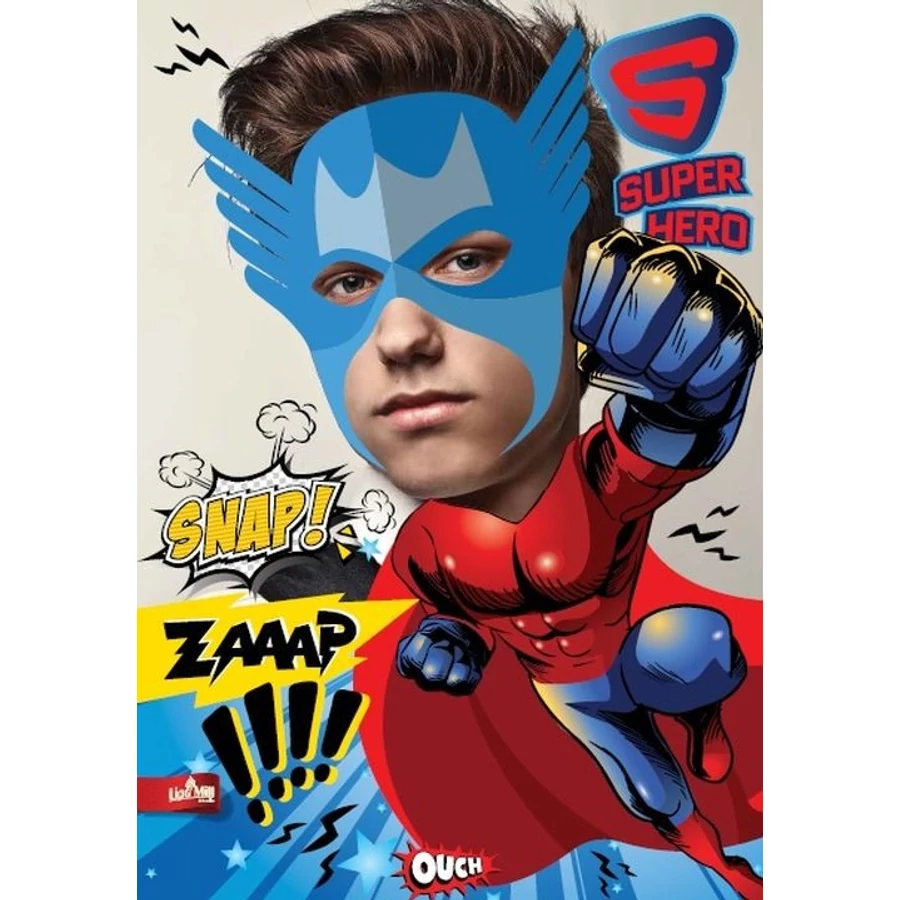 FÜZET A4 Mar-Mar 60+2lap Superheroes PP #,=** (vonalas, 203-0066)