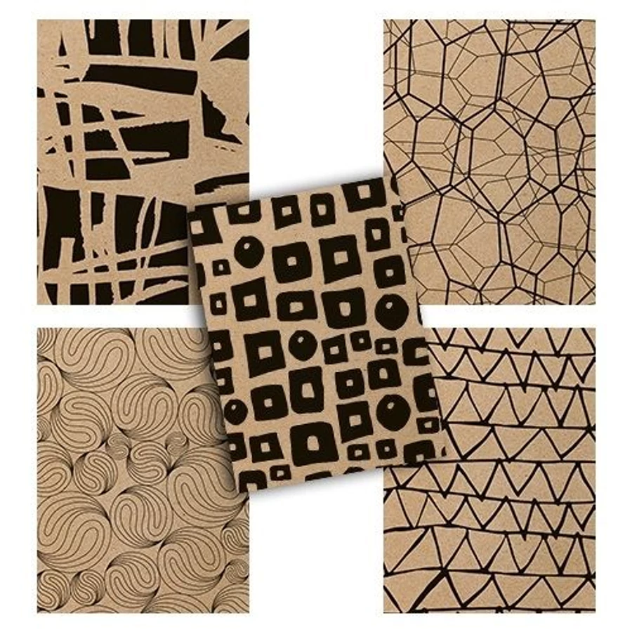 FÜZET A4 pd kockás 40l ECO Woodland vegyes
