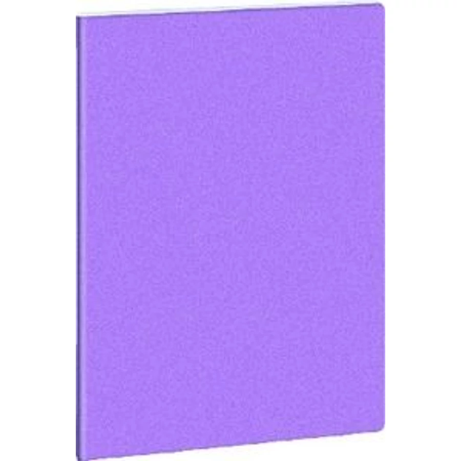 FÜZET A5 ARS UNA vonalas extra kapcsos glitteres 21-40 (lila, A16060AGL551)