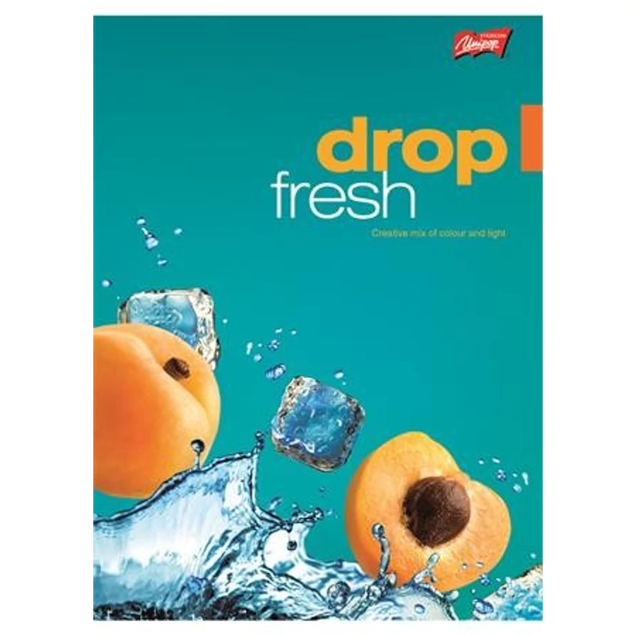FÜZET A5 UNIPAP kockás 96lap vegyes minta  Fresh Fruit, Very Tasty (Fresh Fruit, UNFF596K)