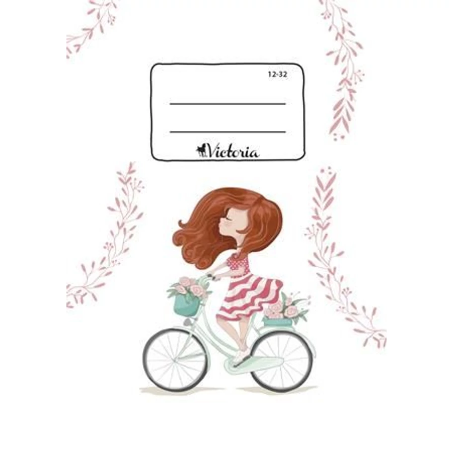 FÜZET A5  VICTORIA  mintás 3.o. 12-32  32lap (Panni, ISVFD41)