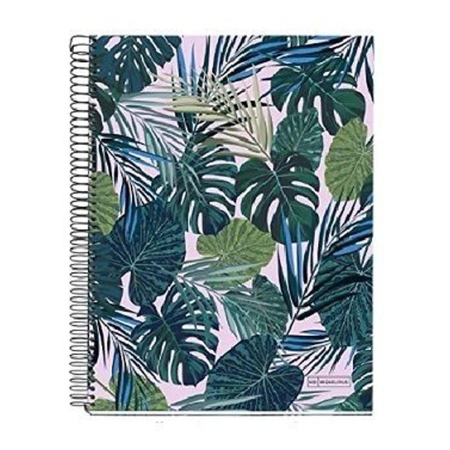 FÜZET spirál A4 MQ Tropical  4reg. =  karton  4*35l  46743