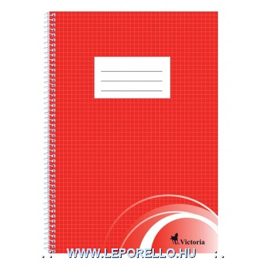 FÜZET spirál A4 VICTORIA  70lap kockás