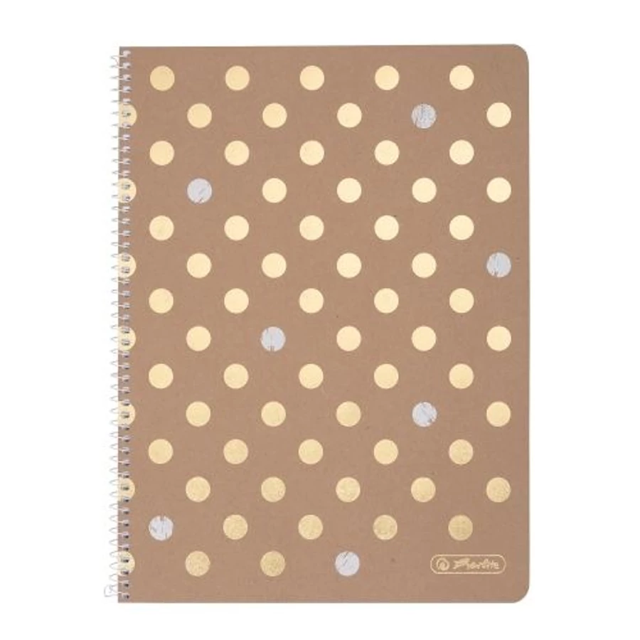 FÜZET spirál A4 kockás 80l HERLITZ my.pen Style Pure Glam