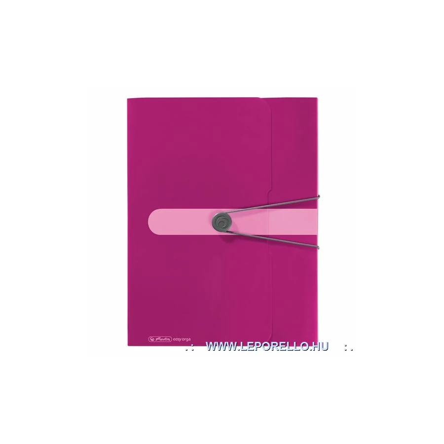 FÜZETBOX A4 PP HERLITZ "EASY" (pink, 11216397)