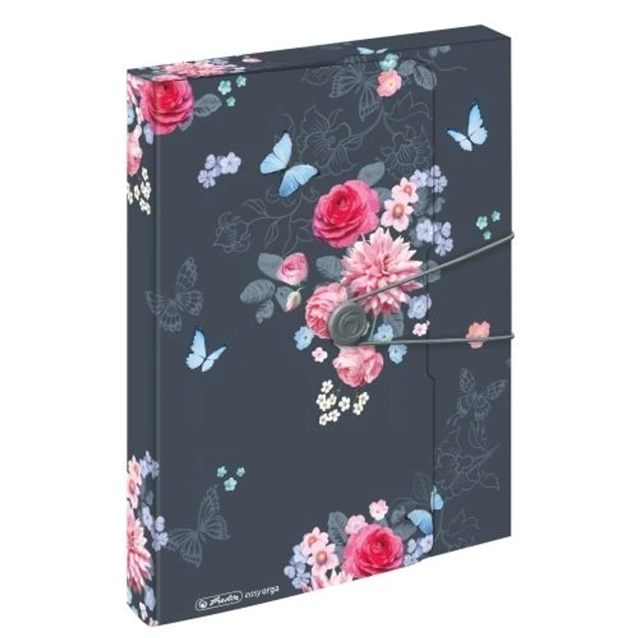 FÜZETBOX A4 PP HERLITZ Lady (LadyFlower, 50021680)