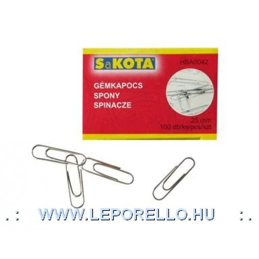 GÉMKAPOCS 25mm SAKO nikkel