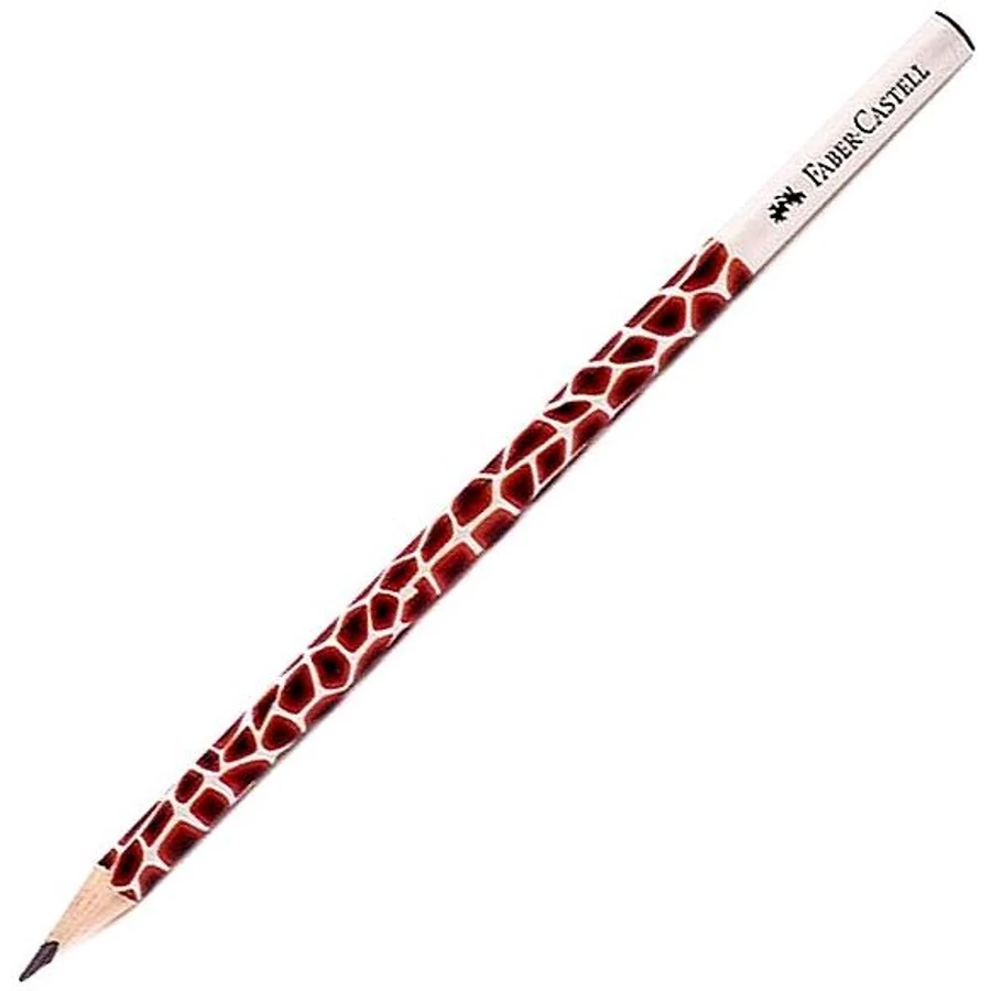 GRAFIT FABER Castell háromszögü mintás HB (zsiráf 118369, 172750100)