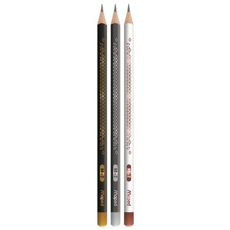 GRAFIT MAPED HB mintás Black'Peps Decorated háromszögű