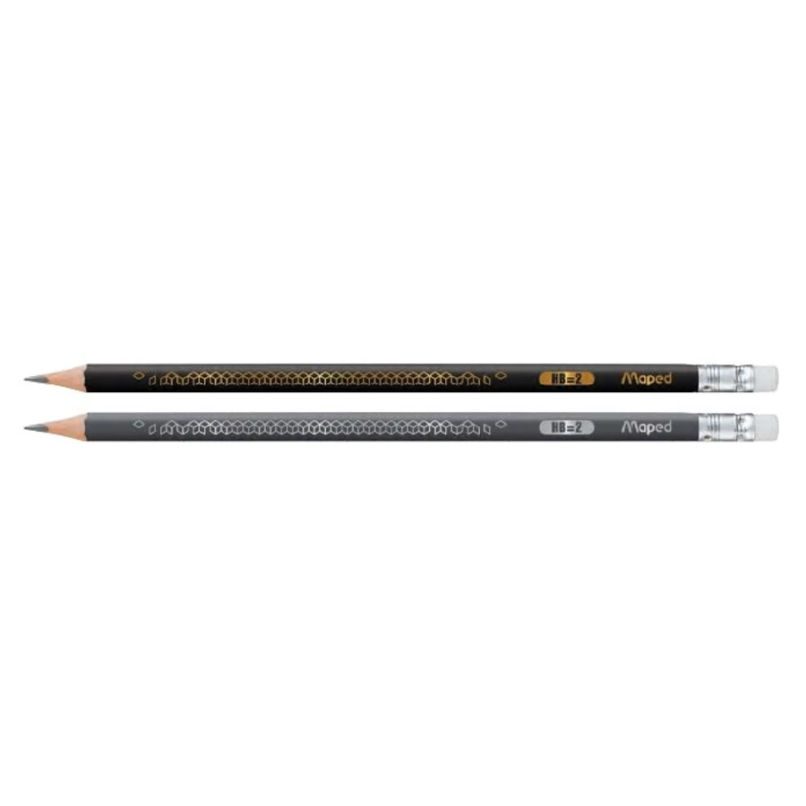GRAFIT MAPED HB mintás Black'Peps Decorated háromszögü  radíros