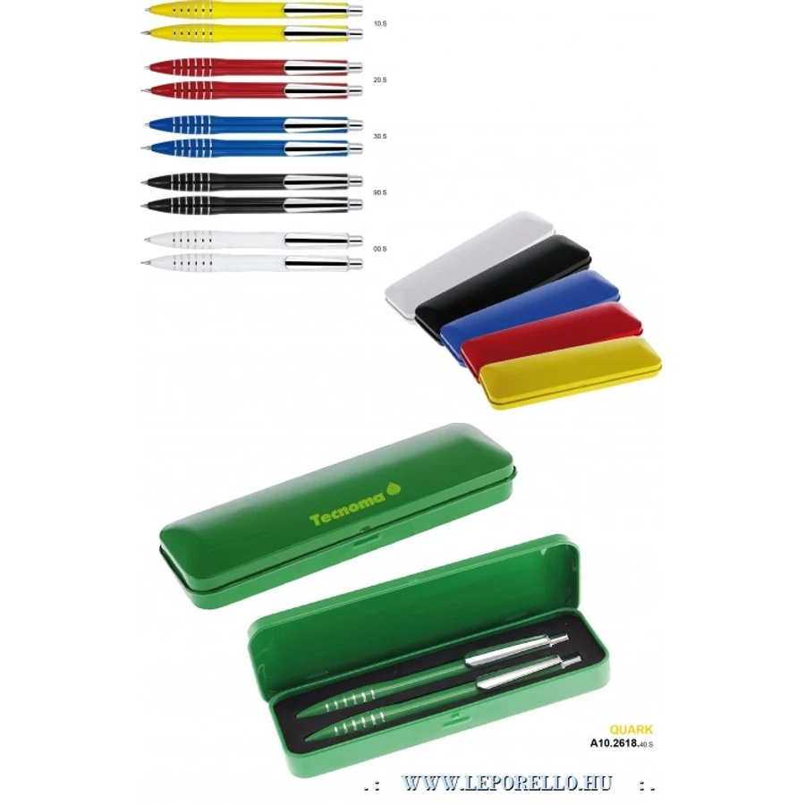 GTOLL szett MP QARK fém gtoll+ny. iron egyszszínű 6gyűrű színes dobozban