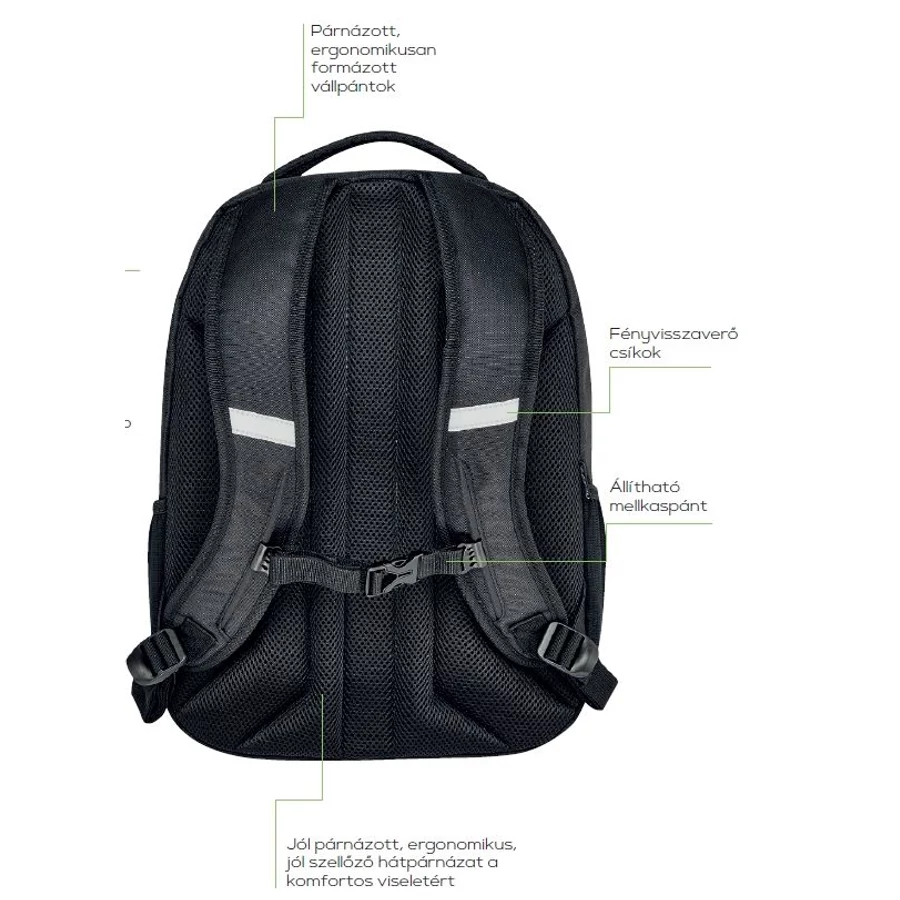 HÁTITÁSKA HERLITZ be.bag Dark Green 23l