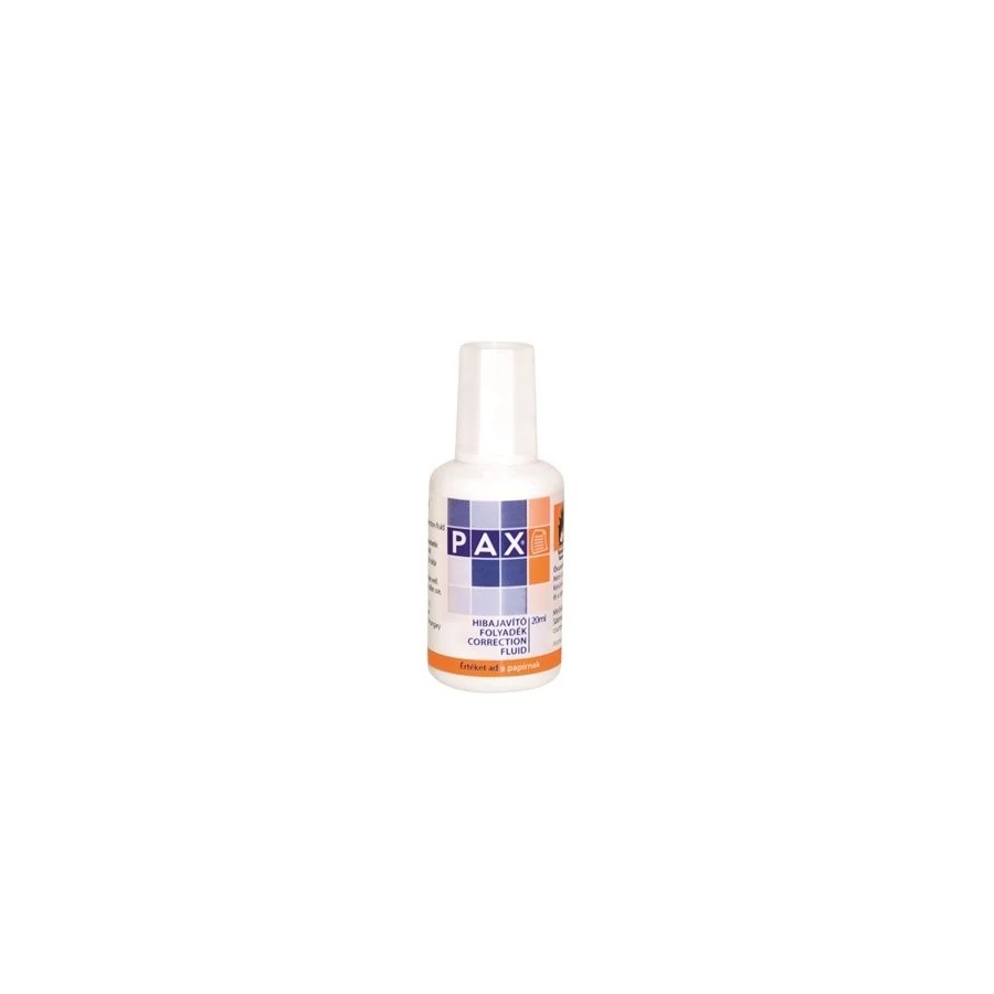 HIBAJAVÍTÓ fluid PAX oldószeres ecsetes 20ml