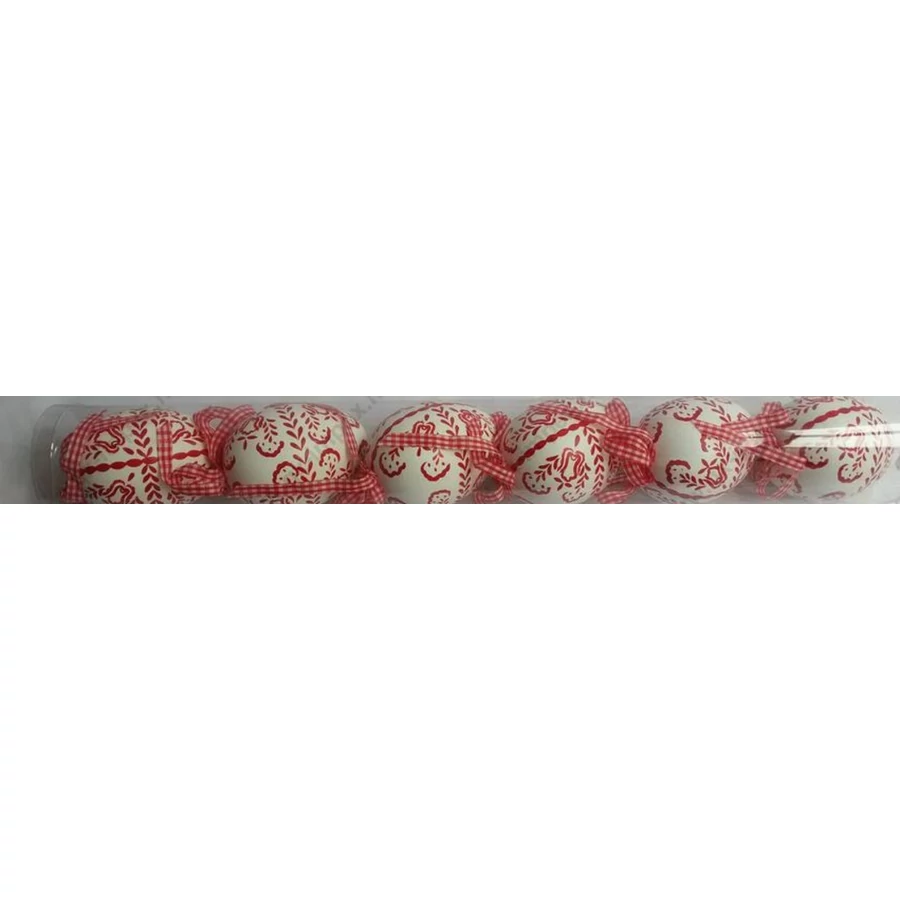 HÚSVÉTI tojás 6cm kék/piros mintás népművész