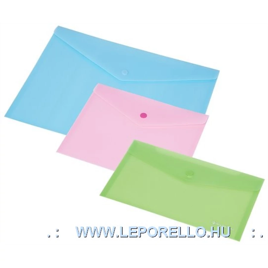 IRATTASAK A5 Panta Plast PP patentos pasztell (zöld, INP410003604)