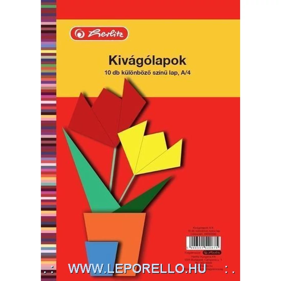 KIVÁGÓMINTA A4 HERLITZ 10 szín