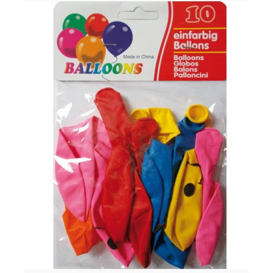 LUFI 30 cm SMILE 10db/csom. vegyes színek