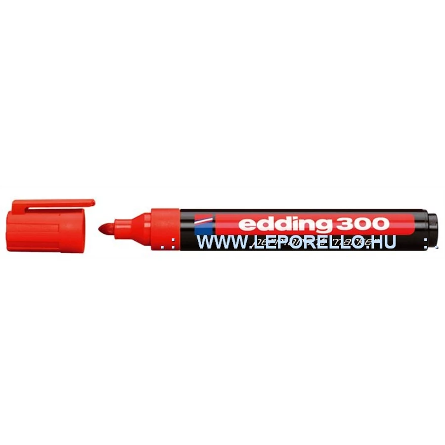 MARKER EDDING 300 piros  1.5-3 kerek