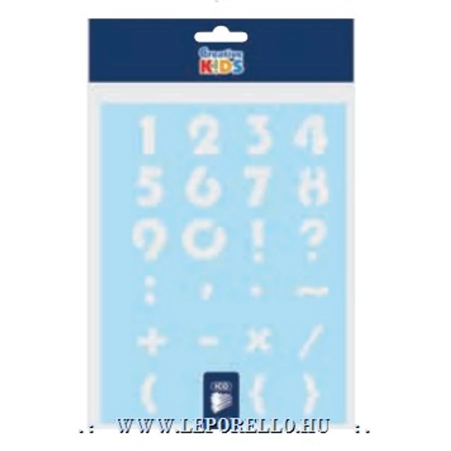MODELL sablon Creativ Kids    ICO (számok, 7250120011)