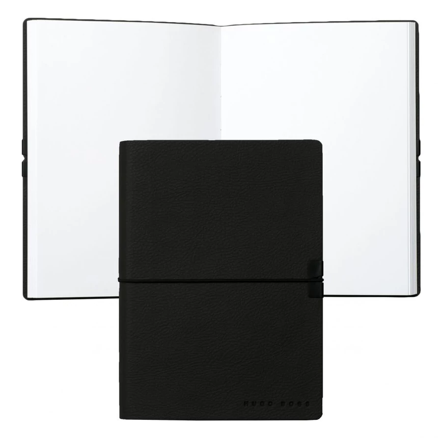 Notesz A/6 Hugo Boss Storyline black