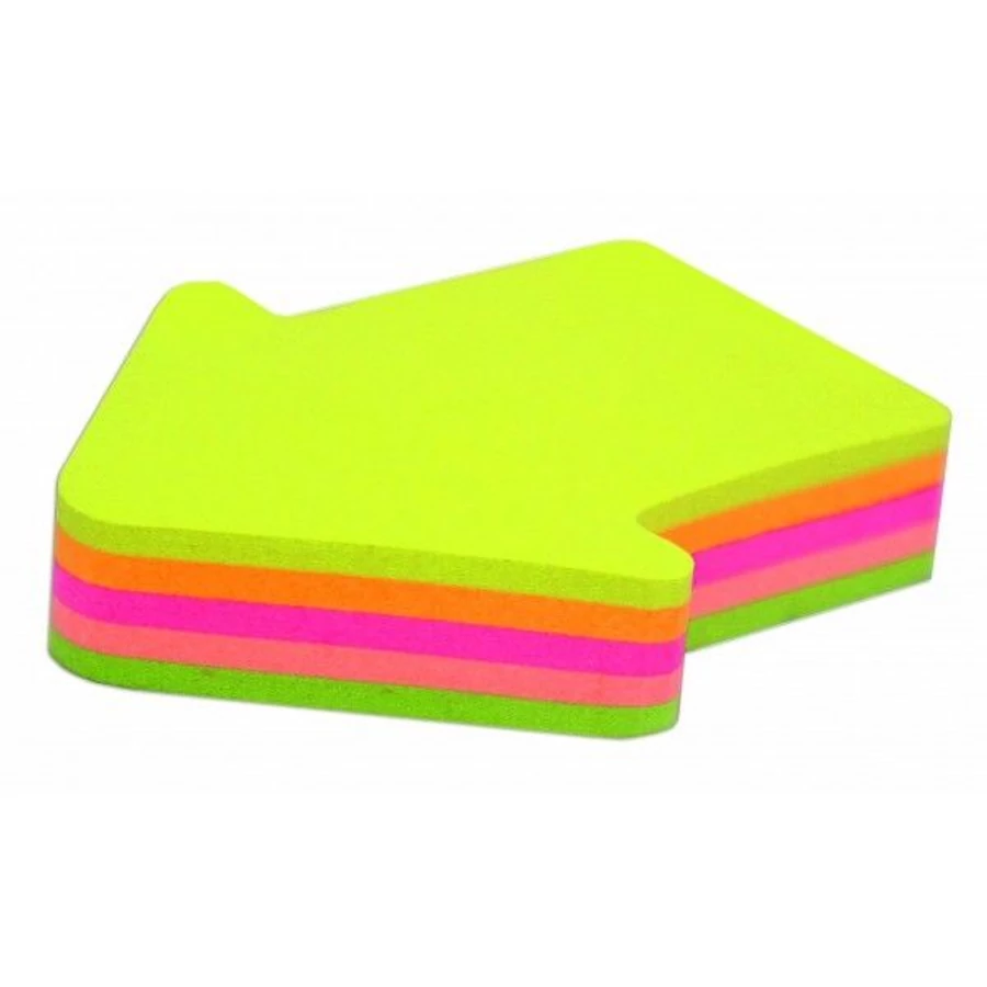 NOTESZ ÖNTAPADÓS stancolt Economix nyíl, levél, alma, csillag alakú 45*50