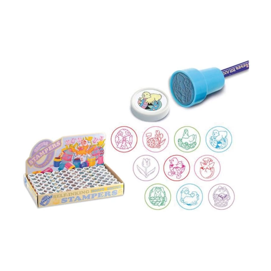 NYOMDA 2D húsvéti ceruzavég önfestékezős 26*37mm 10 minta